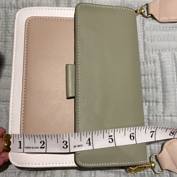 Neutral handbag NWOT Pastels Spring Summer - Picture 3 of 10